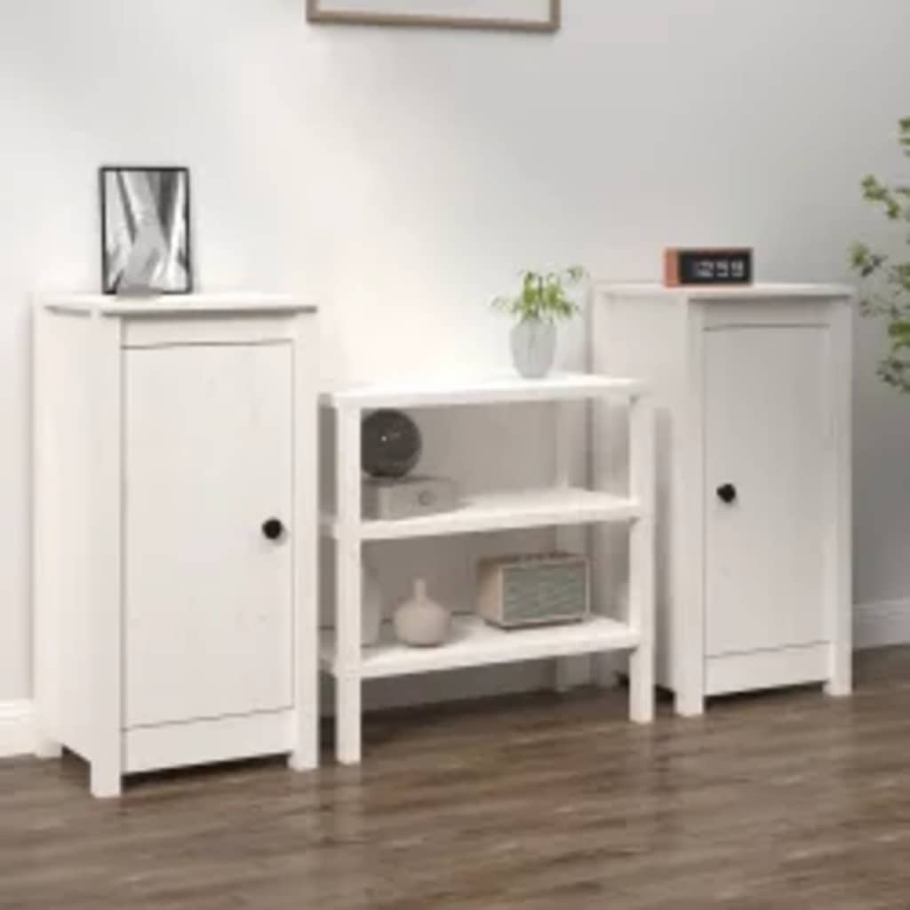 vidaXL Dressoir 70x35x80 cm massief grenenhout