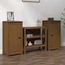 vidaXL Dressoir 70x35x80 cm massief grenenhout