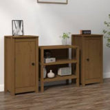 vidaXL Dressoir 70x35x80 cm massief grenenhout