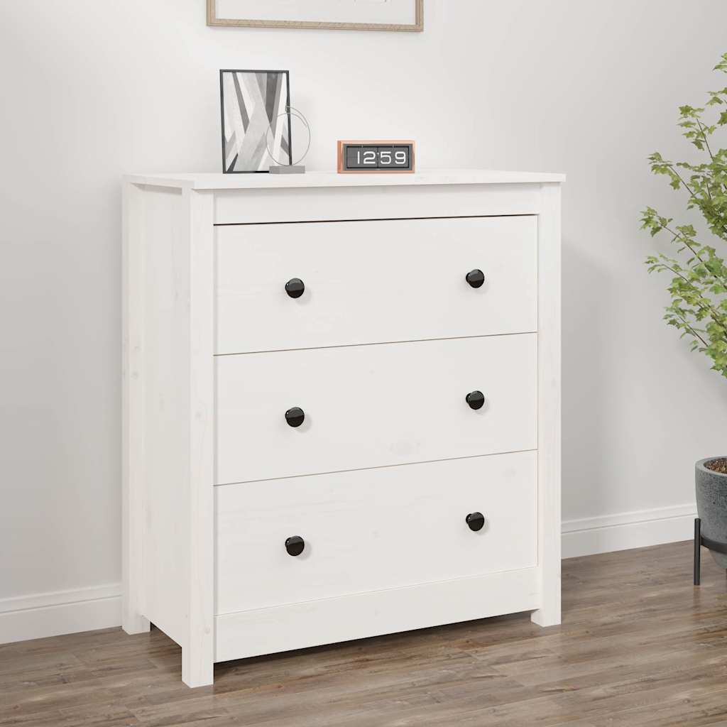 vidaXL Dressoir 70x35x80 cm massief grenenhout