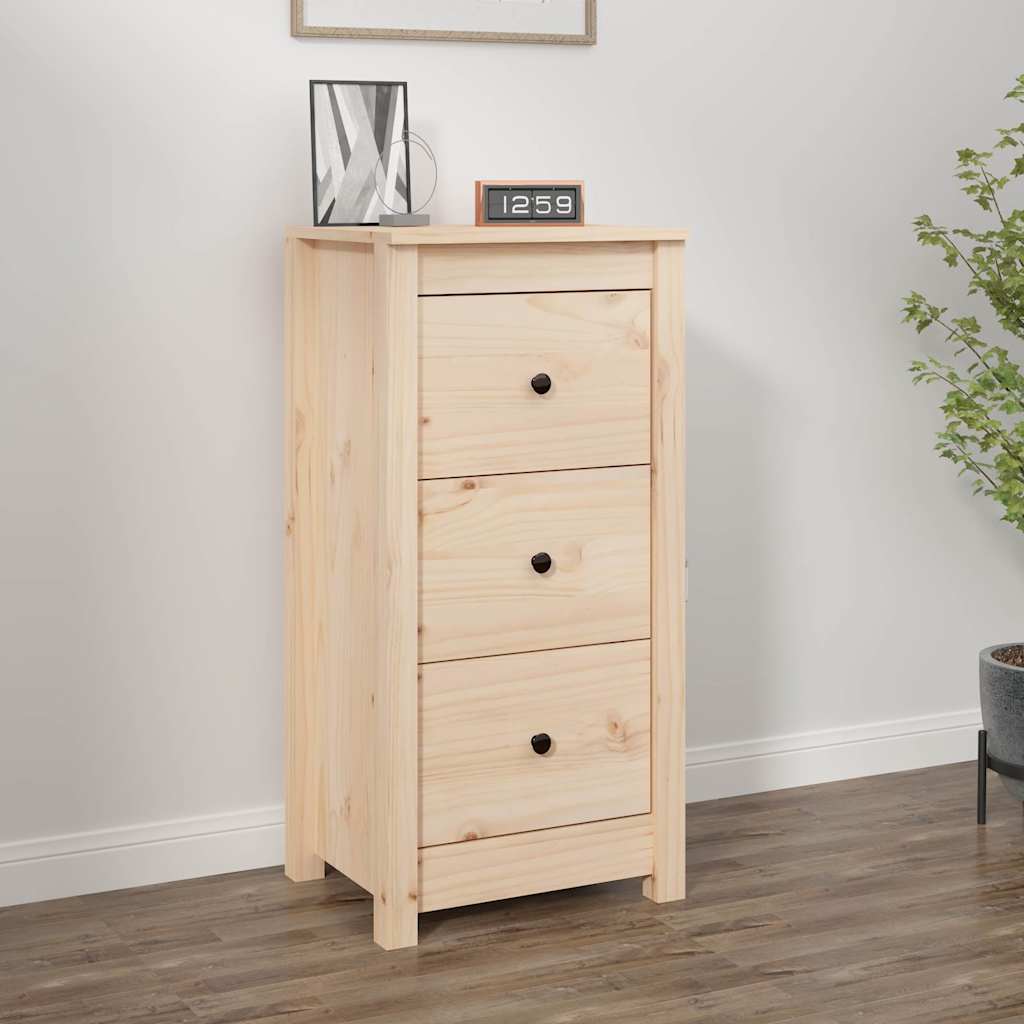 vidaXL Dressoir 70x35x80 cm massief grenenhout