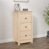 vidaXL Dressoir 70x35x80 cm massief grenenhout