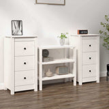 vidaXL Dressoir 70x35x80 cm massief grenenhout