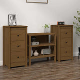 vidaXL Dressoir 70x35x80 cm massief grenenhout