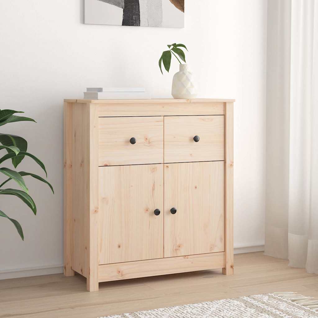 vidaXL Dressoir 70x35x80 cm massief grenenhout