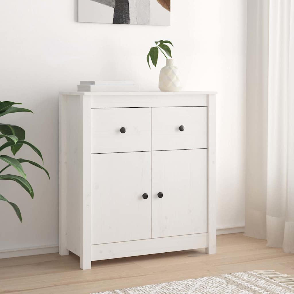 vidaXL Dressoir 70x35x80 cm massief grenenhout