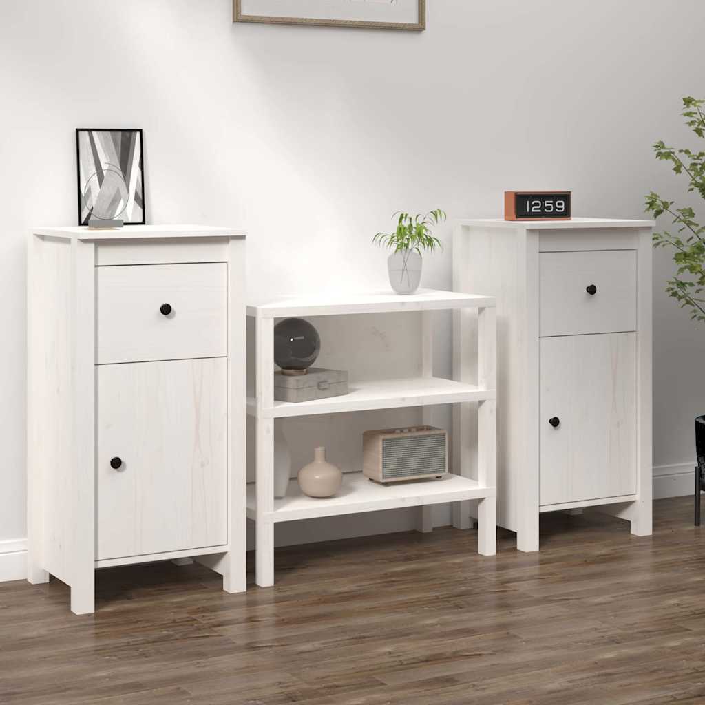 vidaXL Dressoir 70x35x80 cm massief grenenhout