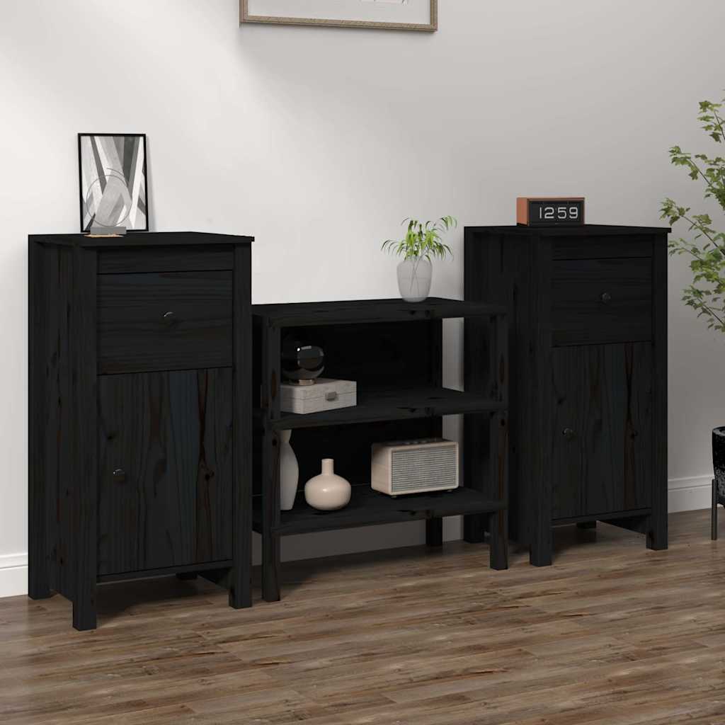 vidaXL Dressoir 70x35x80 cm massief grenenhout