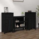 vidaXL Dressoir 70x35x80 cm massief grenenhout