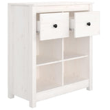 vidaXL Dressoir 70x35x80 cm massief grenenhout