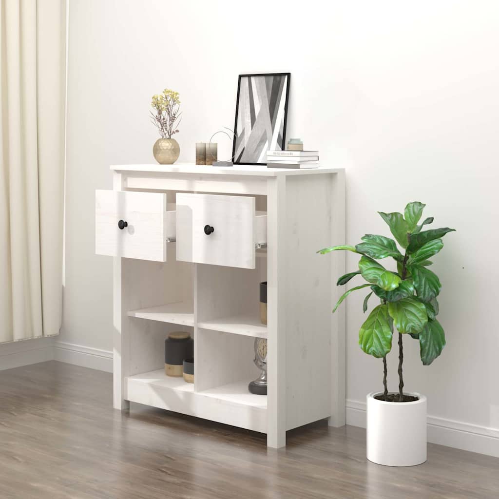 vidaXL Dressoir 70x35x80 cm massief grenenhout