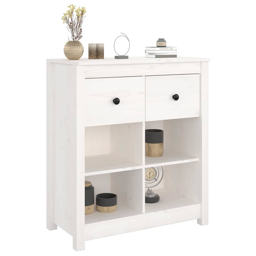 vidaXL Dressoir 70x35x80 cm massief grenenhout