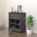 vidaXL Dressoir 70x35x80 cm massief grenenhout