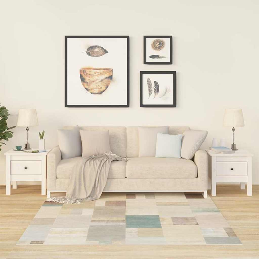 vidaXL Bijzettafel 40x40x39 cm massief grenenhout