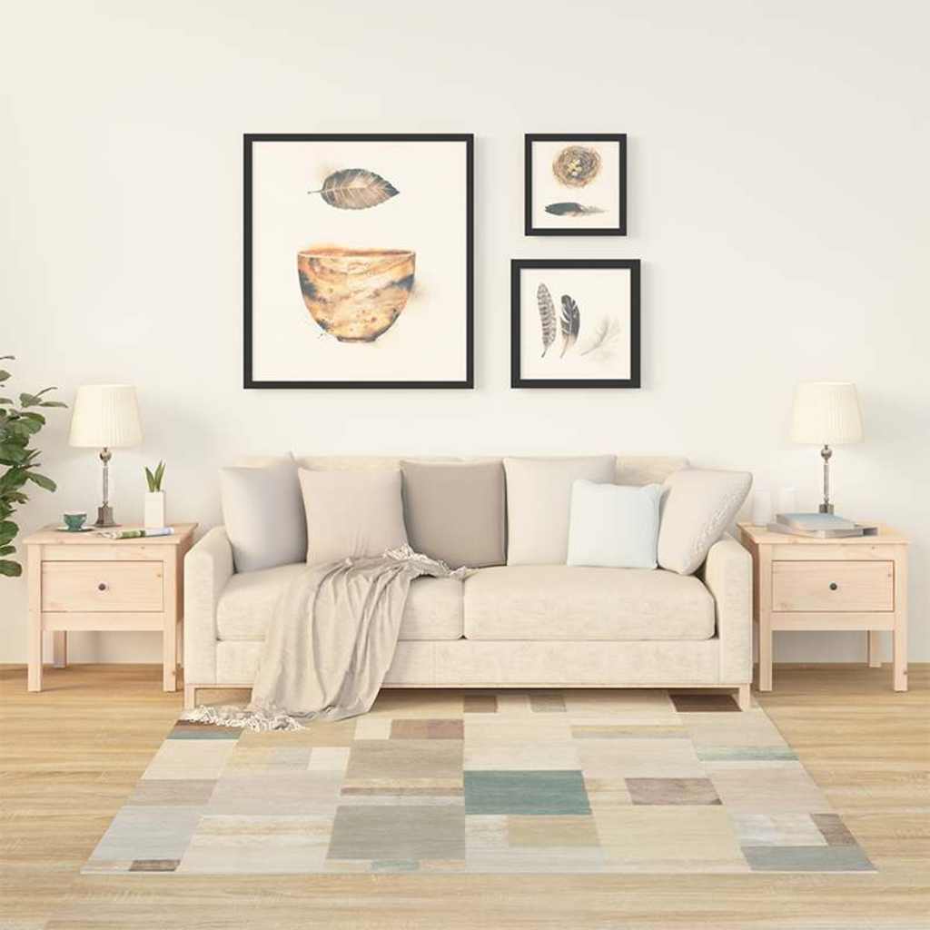 vidaXL Bijzettafel 40x40x39 cm massief grenenhout