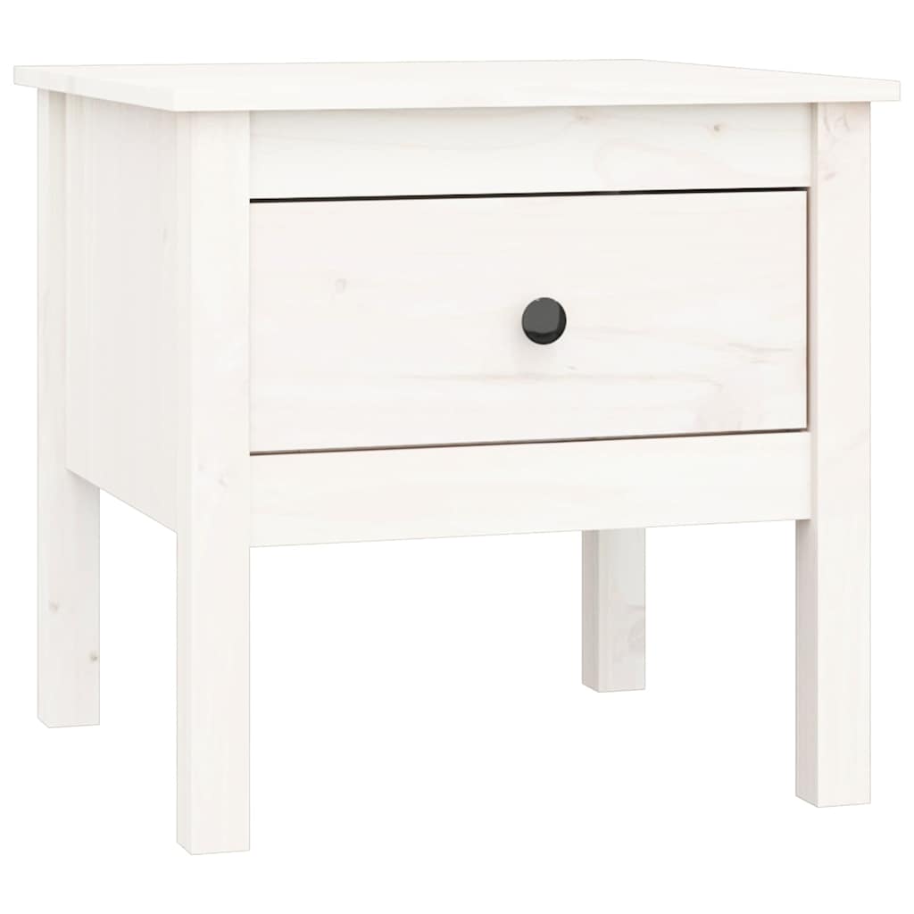vidaXL Bijzettafel 40x40x39 cm massief grenenhout