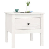 vidaXL Bijzettafel 40x40x39 cm massief grenenhout