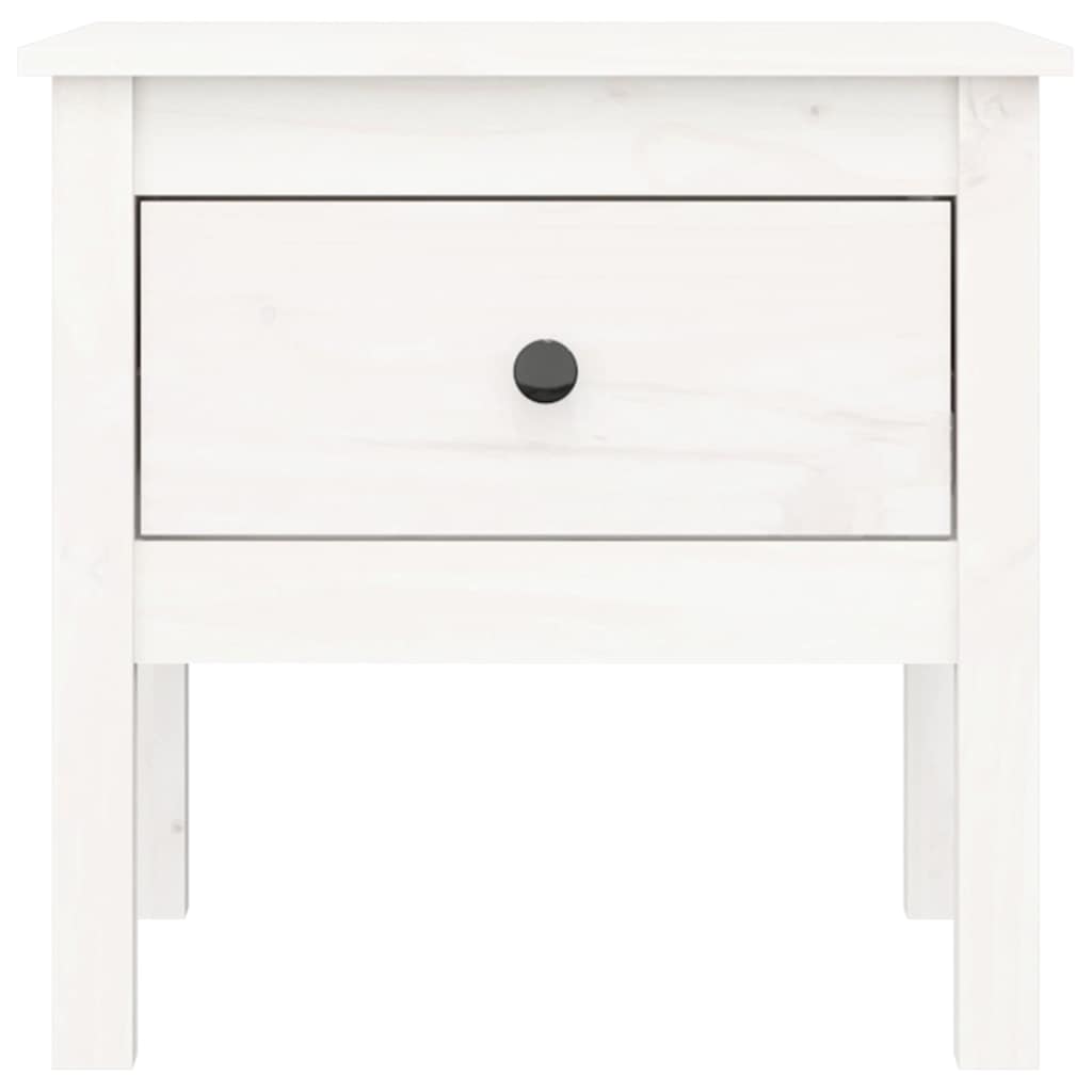 vidaXL Bijzettafel 40x40x39 cm massief grenenhout