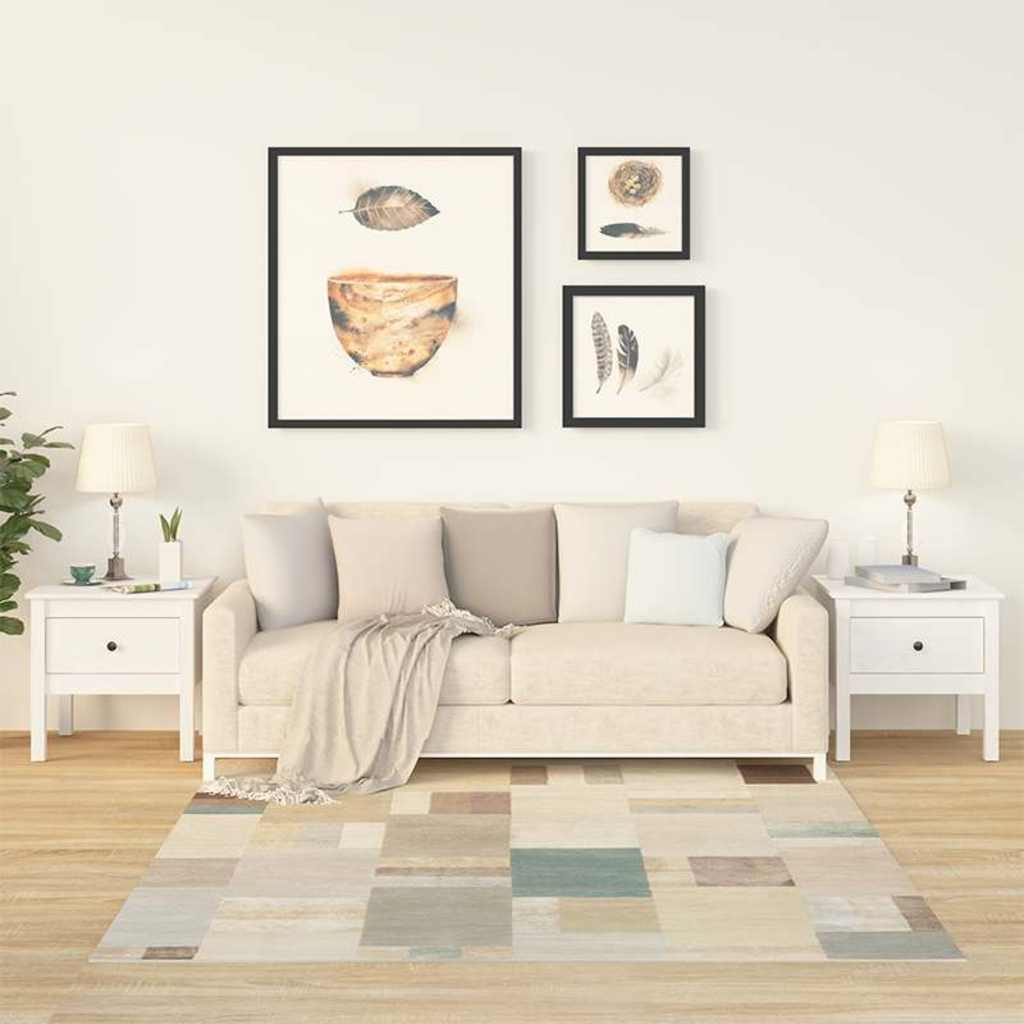 vidaXL Bijzettafel 40x40x39 cm massief grenenhout
