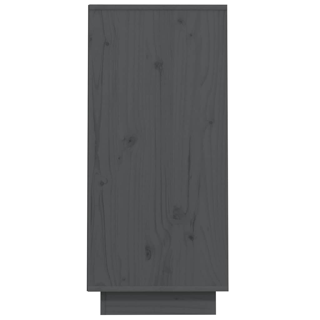 vidaXL Wandkast 60x34x75 cm massief grenenhout