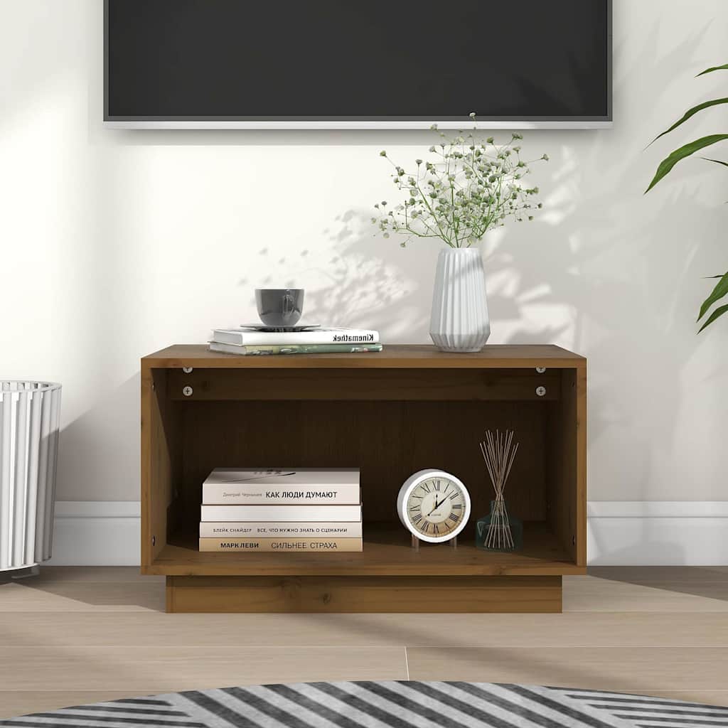 vidaXL Tv-meubel 60x35x35 cm massief grenenhout