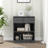 vidaXL Wall Cabinet 60x34x75 cm Solid Pine Wood