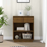 vidaXL Wall Cabinet 60x34x75 cm Solid Pine Wood