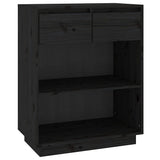 vidaXL Wall Cabinet 60x34x75 cm Solid Pine Wood