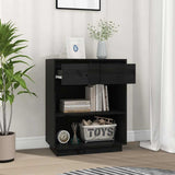 vidaXL Wall Cabinet 60x34x75 cm Solid Pine Wood