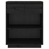 vidaXL Wall Cabinet 60x34x75 cm Solid Pine Wood
