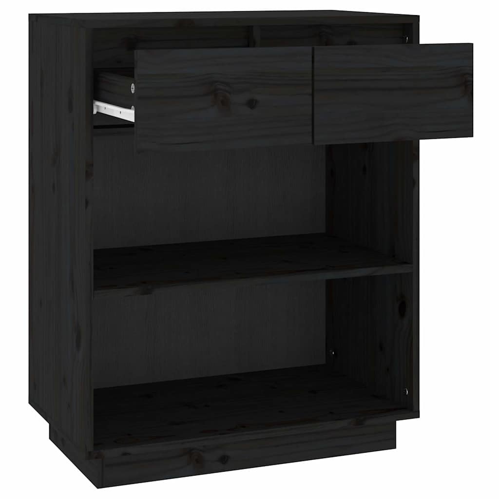 vidaXL Wall Cabinet 60x34x75 cm Solid Pine Wood