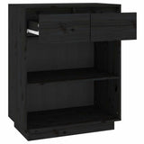 vidaXL Wall Cabinet 60x34x75 cm Solid Pine Wood