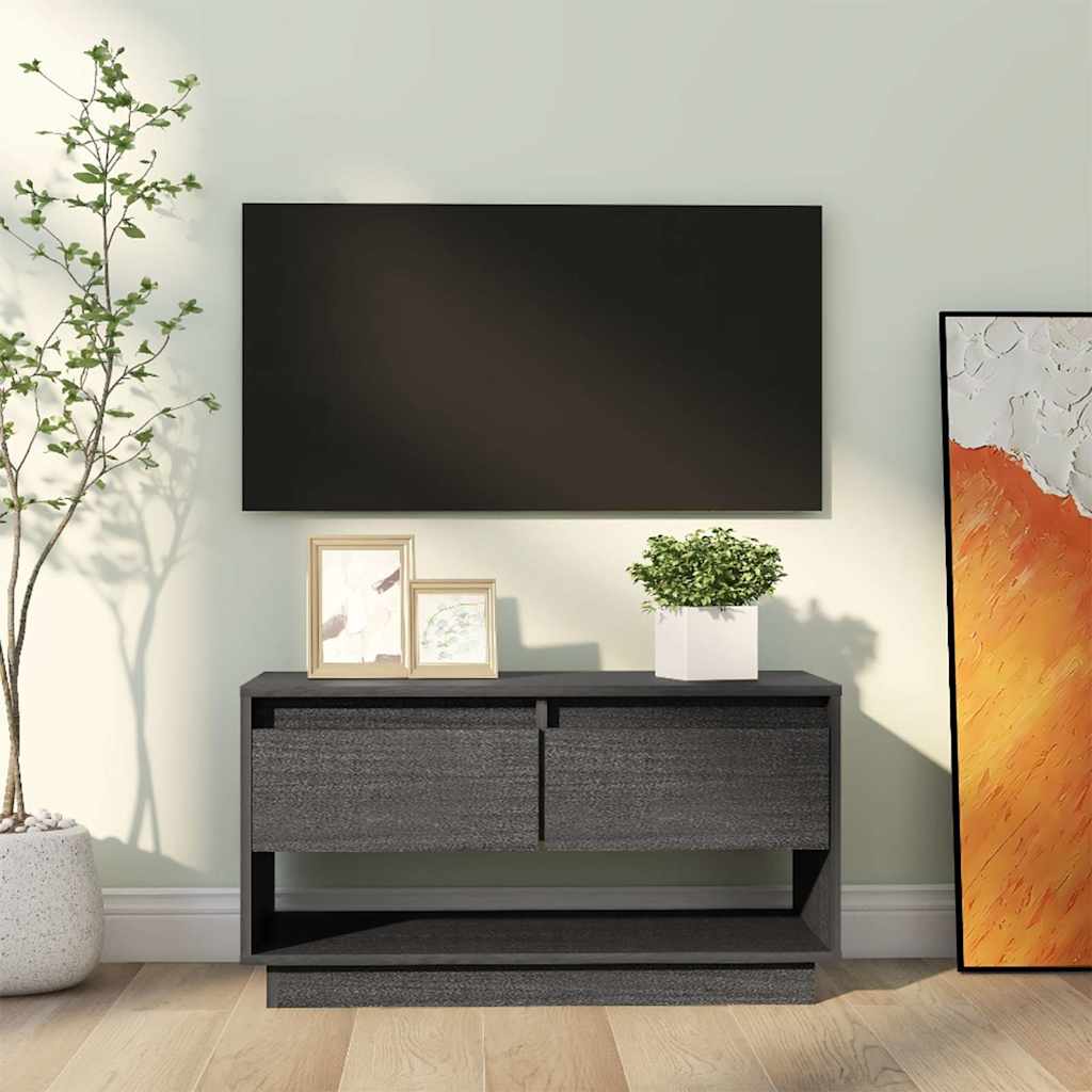 vidaXL Tv-meubel 74x34x40 cm massief grenenhout