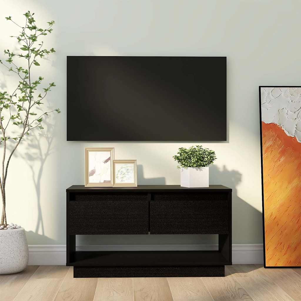 vidaXL Tv-meubel 74x34x40 cm massief grenenhout