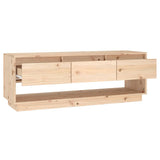 vidaXL Tv-meubel 110,5x34x40 cm massief grenenhout