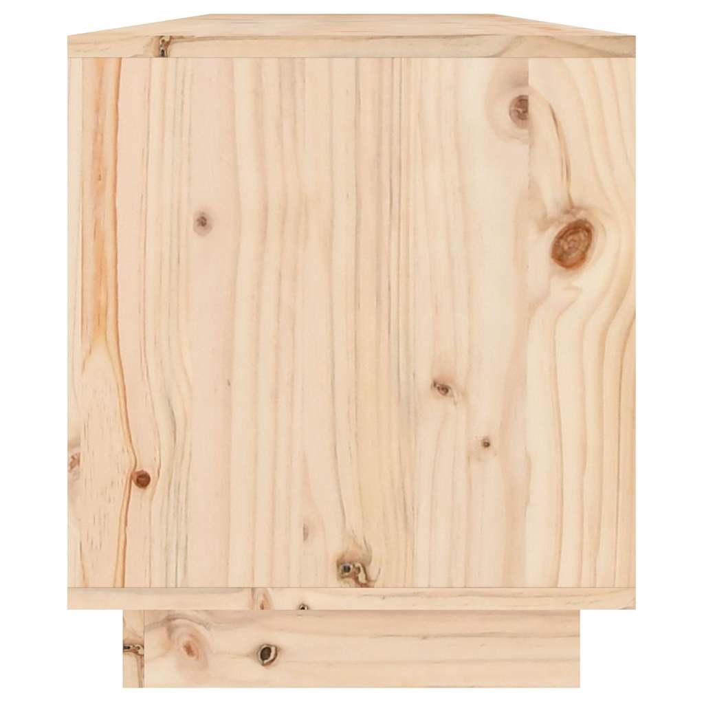 vidaXL Tv-meubel 110,5x34x40 cm massief grenenhout