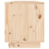 vidaXL Tv-meubel 110,5x34x40 cm massief grenenhout