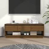 vidaXL Tv-meubel 110,5x34x40 cm massief grenenhout