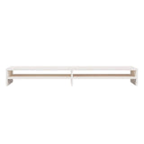 vidaXL Monitor Stand 100x24x13 cm Solid Pinewood