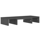 vidaXL Monitorstandaard 60x24x10,5 cm massief grenenhout