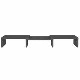 vidaXL Monitorstandaard 60x24x10,5 cm massief grenenhout