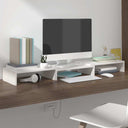 vidaXL Monitorstandaard 60x24x10,5 cm massief grenenhout