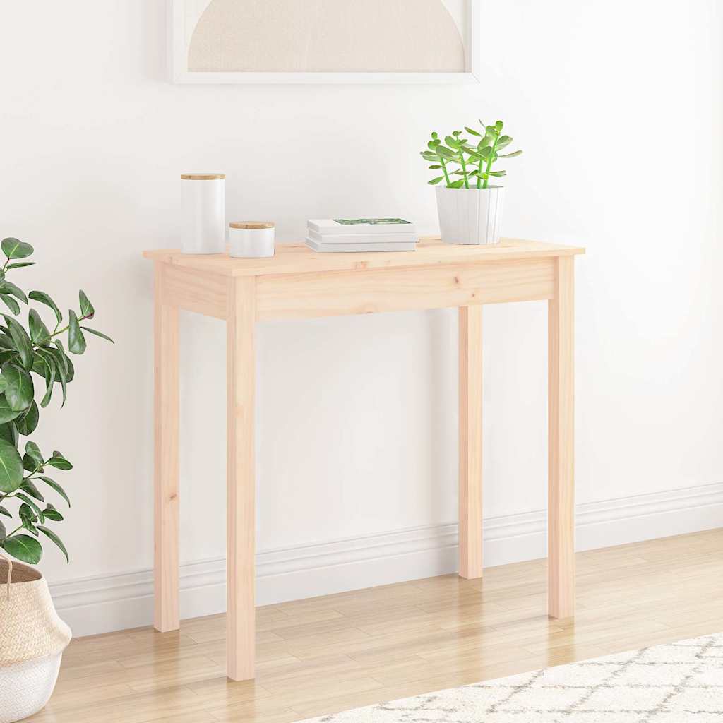 vidaXL Wandtafel 110x40x75 cm massief grenenhout