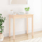 vidaXL Wandtafel 110x40x75 cm massief grenenhout