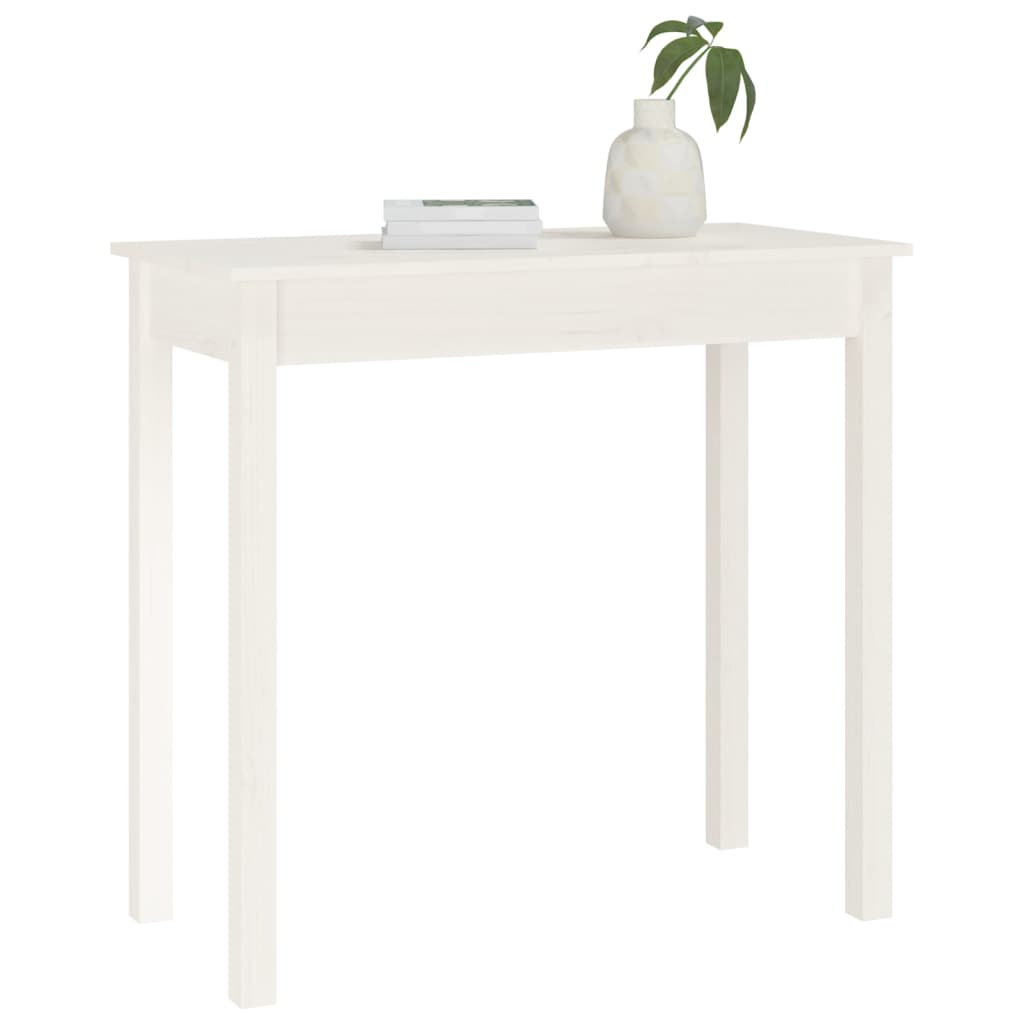 vidaXL Wandtafel 110x40x75 cm massief grenenhout