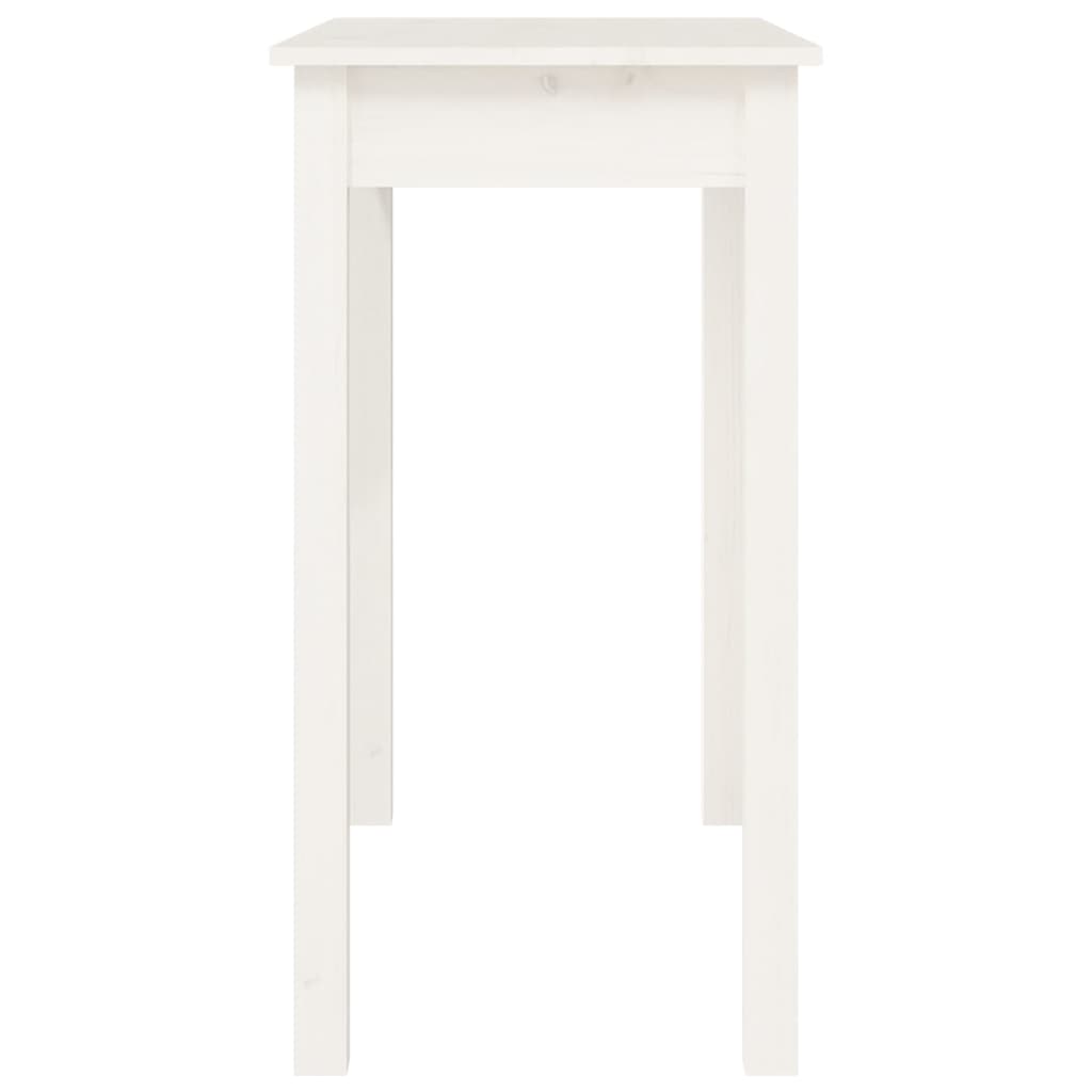 vidaXL Wandtafel 110x40x75 cm massief grenenhout
