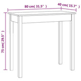 vidaXL Wandtafel 110x40x75 cm massief grenenhout
