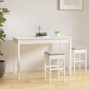 vidaXL Dining Table 110x55x75 cm Solid Pine Wood