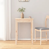 vidaXL Dining Table 110x55x75 cm Solid Pine Wood