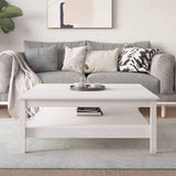 vidaXL Salontafel 35x35x40 cm massief grenenhout grijs